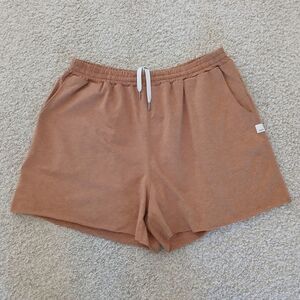 Vuori Boyfriend Shorts In Palo Santo Orange